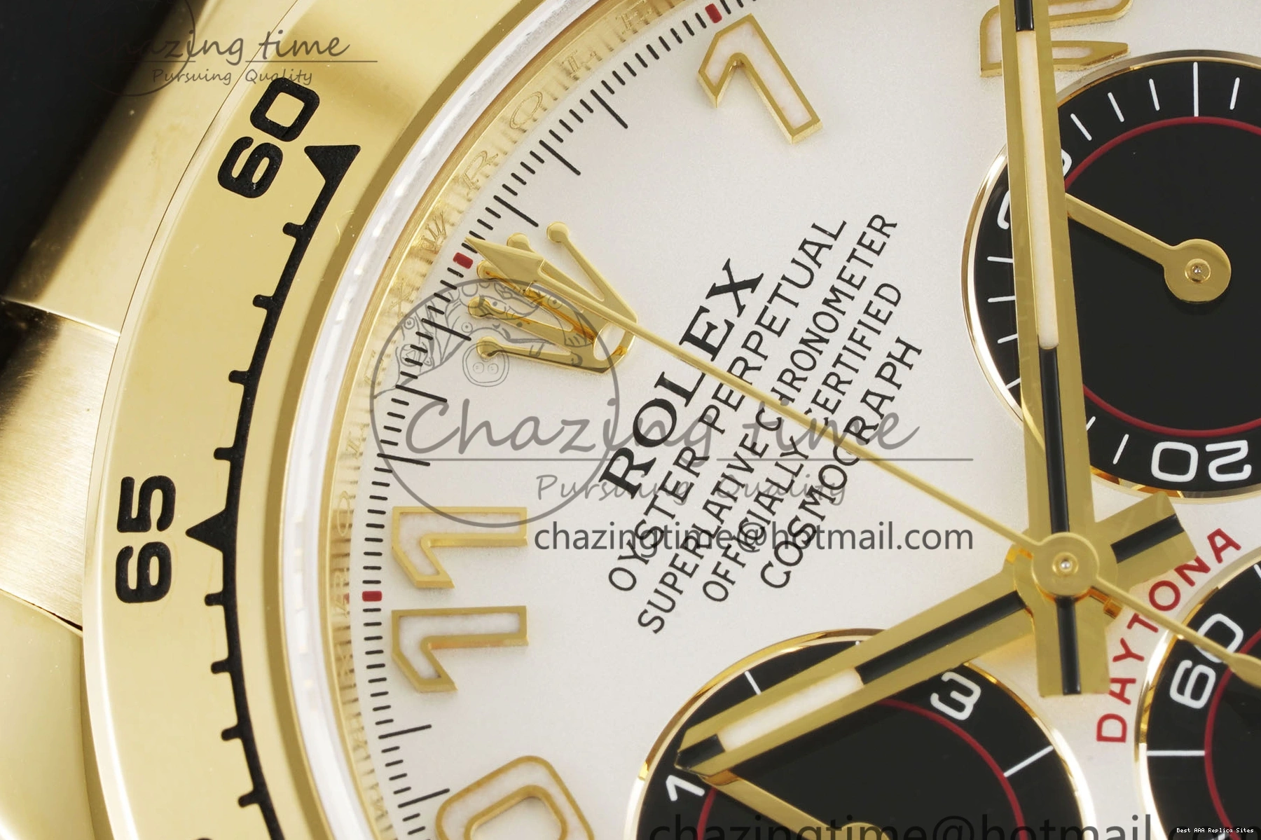 AAA Replica Watches Best 116518 V 2102 White Rubber Edition Arabic EasyMatch SA4130 Daytona Dial Clean 1:1 on Oysterflex Strap 0104